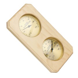 FUNOMOCYA Home Temperature Humidity Gauge Indoor Thermometer for Sauna Room Wall-Mounted Hygrothermograph Readings High Temperature Resistance for Nursery and Garden