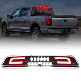 3rd Third Brake Lights LED Compatible with F150 2015-2024,for Superduty F250/F350/F450/F550 2017-2024,for Ranger 2019-2024, Cargo Light High Mount Stop Lamp (Clear Lens) Fits Brake Light w/Camera