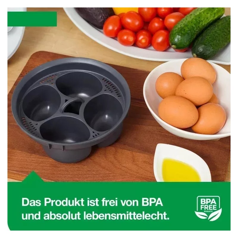 Estuchelandia Cesta Molde Huevos Cocidos Vapor Olla Thermomix Tm5 Tm6