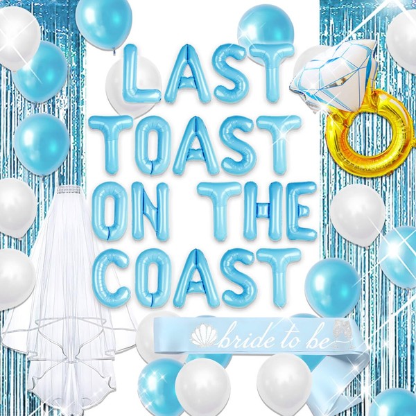 JeVenis Luxury Last Toast On The Coast Balloons Coastal Bachelorette