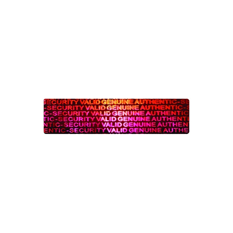 Holographic labels BY EtikettenWorld 10 mm x 40 mm Security