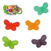 Fruidles Large Butterflies Gummi Candy 3" Inch, Assorted Fruit Flavors
