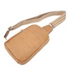 Sling Bag Shoulder Backpack Retro Zipper Multiple Compartments Widened Strap