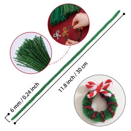 400 Pcs Glitter Pipe Cleaners,Pipe Cleaners for Crafts,Pipe Cleaner Crafts,Chenille Stems for Craft Kids DIY Arts&Crafts Supplies