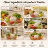 Portable Fruit & Vegetable Purifier for Home & Travel,Fruit and