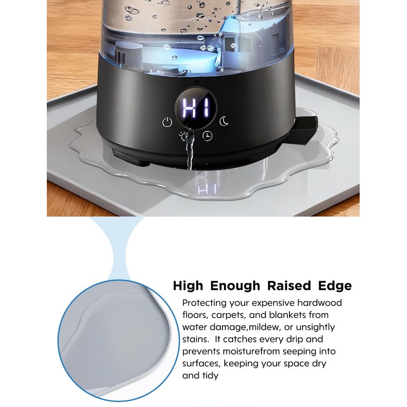 Silicone Humidifiers Tray for LEVOIT, Dreo, Homvana, ASAKUKI Humidifiers -