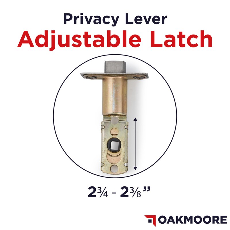 Oakmoore Commercial Door Handle - Vacant Occupied Bathroom Lock |