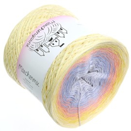 Sunny Gradient Yarn Vanilla Exterior 200 g 4-Ply Bobbel Wool Colour Gradient