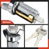 A-Premium Ignition Lock Cylinder with 2 keys Compatible with Ford,