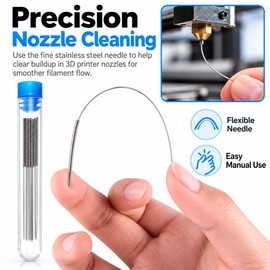 3D Printer Nozzle Cleaning Needle Kit for Clog Removal – Stainless Steel Precision Cleaning Tools for Printer Maintenance