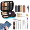 Upholstery Sewing Kit | Awl Thread Leather Stitching Kit,Versatile Leathercraft