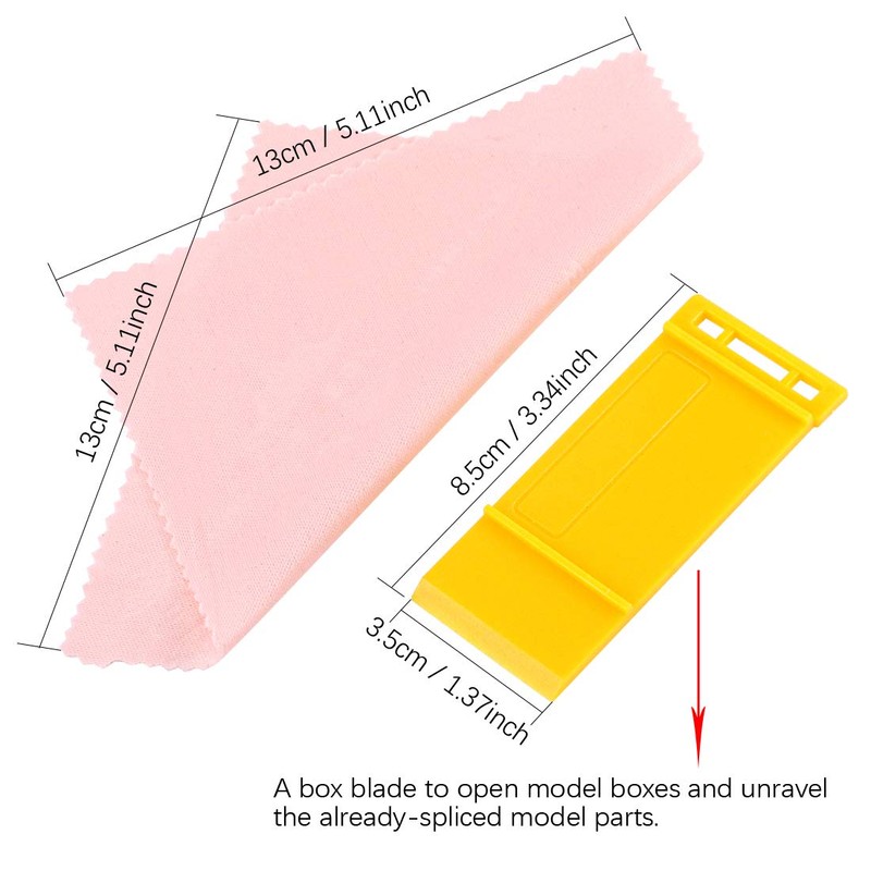 Keadic 24Pcs Modeler Basic Tools Craft Set Hobby Building Tools