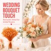 Gypsophila-Style Mini Flower Stems, Orange, 100-Piece Arrangement Set