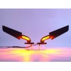 BOBOJIIIER Espejo Retrovisor Con Luz De Giro Led, 2 Piezas