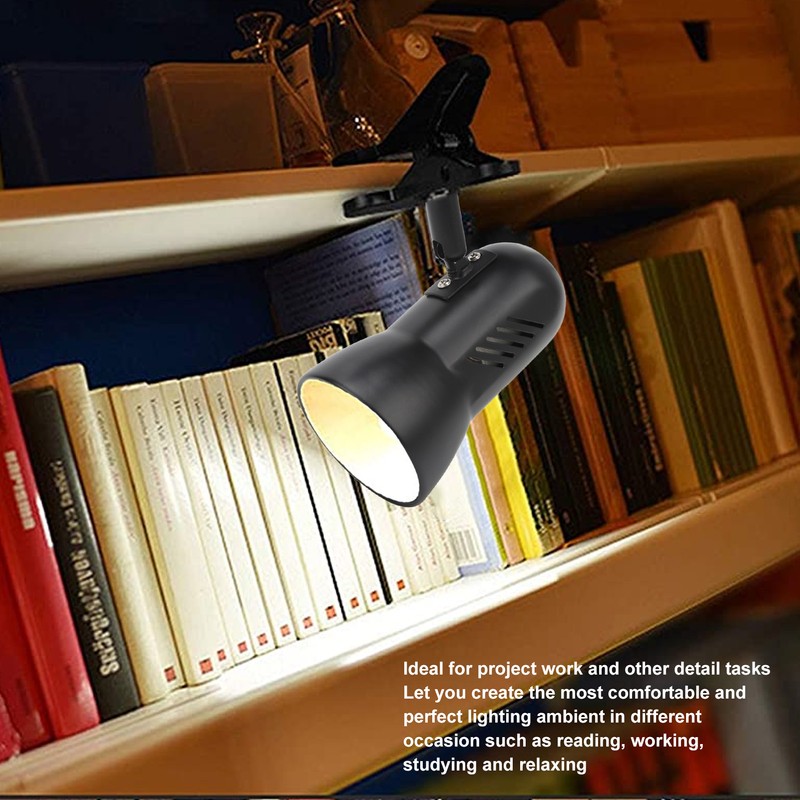 LED Clamp Work Lamp 360 Degree Rotatable Head E27 Table