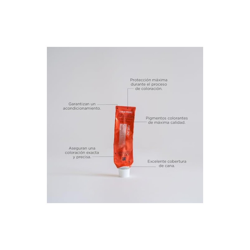 ARUAL - COSMETICA PROFESIONAL Arual tinte # 8 rubio claro