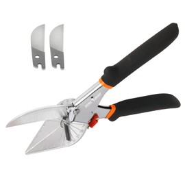 FLORA GUARD Extend Miter Shears - 45 to 135 Degree Multi-Angle Trim Cutter, Sealing Shears for Cutting Softwood, Plastic, PVC and More, Includes 2 Spare Blades