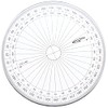 Graphoplex GX110D Full Circle Protractor Clear