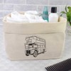 Large 'UK Bus' Canvas Organiser/Storage Bag (OR00032159)