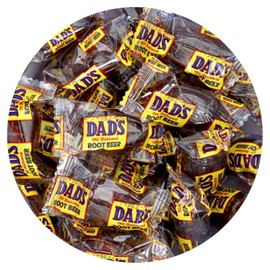 A Blend Above Dad's Root Beer Barrels Hard Candy – 2 lb Bulk Bag, Individually Wrapped Old-Fashioned Root Beer Candy, Approx. 100 Pieces