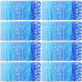 Yuxung 500 Pcs Hawaiian Leis Bulk Luau Leis Necklace Hawaiian Flower Tropical Floral Necklace for Kids Adults Luau Holiday Wedding Beach Birthday Party Supplies Decor Multi Color (Blue)