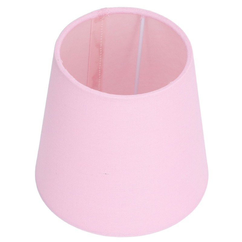 3PCS E14 Lampshade Fabric Ceiling Lamp Shade Exquisite Pink Wall
