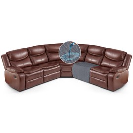 KinCam Waterproof Recliner Sectional Couch Covers, Oversized Reclining Sofa Covers for L Shape Couch, Non Slip Couch Cover for Sofa Washable Slipcover (1 Seat Couch Cover, Dark Gray)