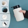 Umlaca Soap Dispenser, Refillable Ceramic Soap Dispenser, 350 ml, Large