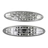 Corvette Clear Rear Side Mark Light (Pair) 1997-2004 C5