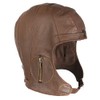 Rothco Leather Pilot Helmet, Brown, Medium/Large
