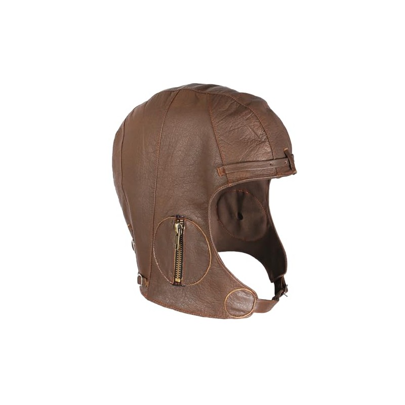Rothco Leather Pilot Helmet, Brown, Medium/Large