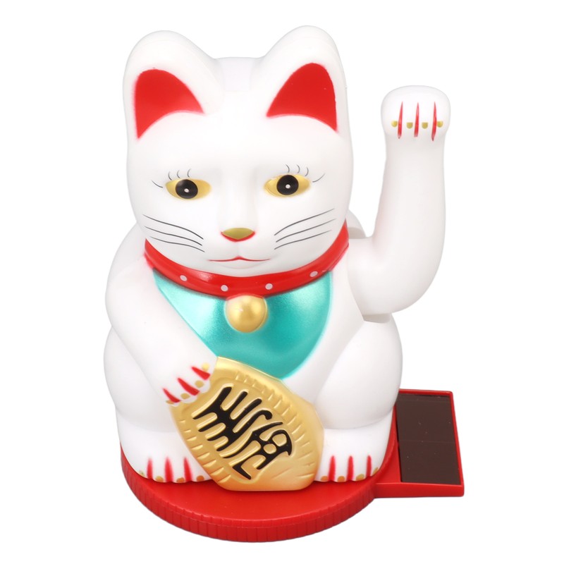 Solar Energy Powered Wealth Welcoming Cat with Waving Arm 6