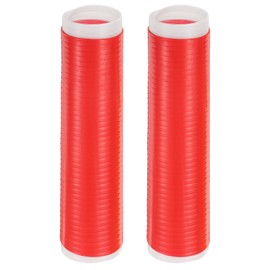 uxcell 2 Pcs Silicone Pan Handle Sleeve, Heat Resistant Potholder Pot Holders Cover Sleeve for Cast Iron Frying Pan Handle Holder Spatulas, Red (L)