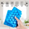 Puyeipt 4 Pcs Silicone Gummy Candy Molds, 55 Cavities Non-Stick