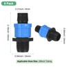 M METERXITY 5-Pack Drip Irrigation Barbed Locking Fittings, for 5/8