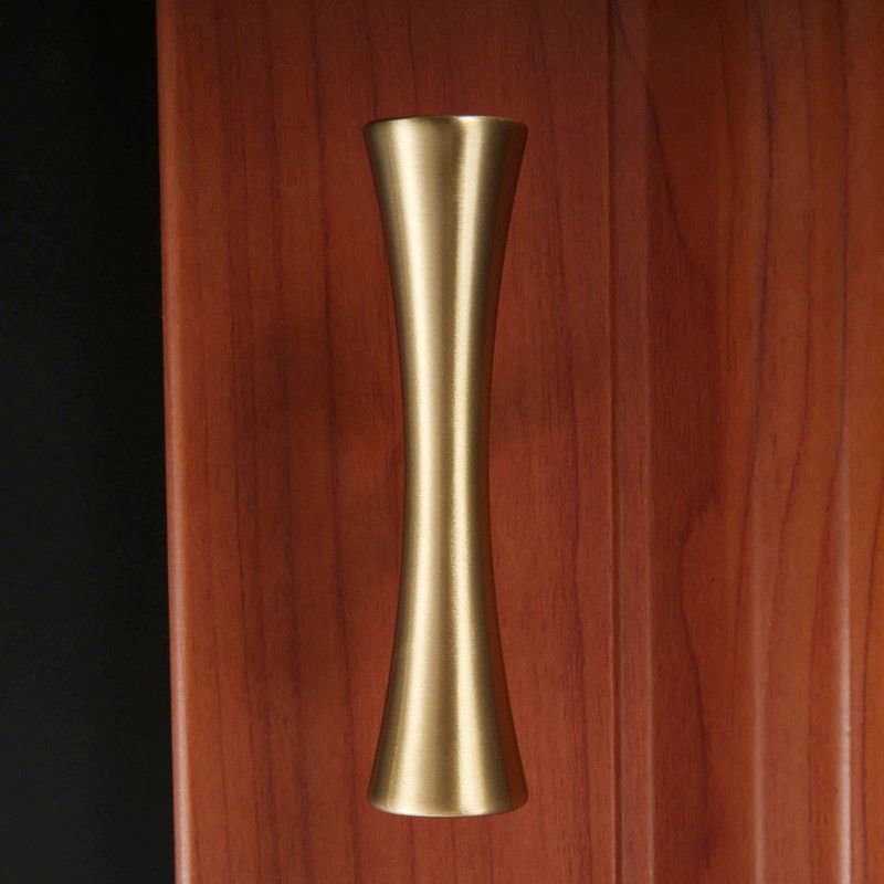 Lemfema Brass Handle, 2 Pieces, Door Handle with 3 Types