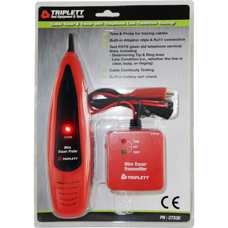 Triplett CTX30 Tone and Probe Wire Tracer and Circuit Tester