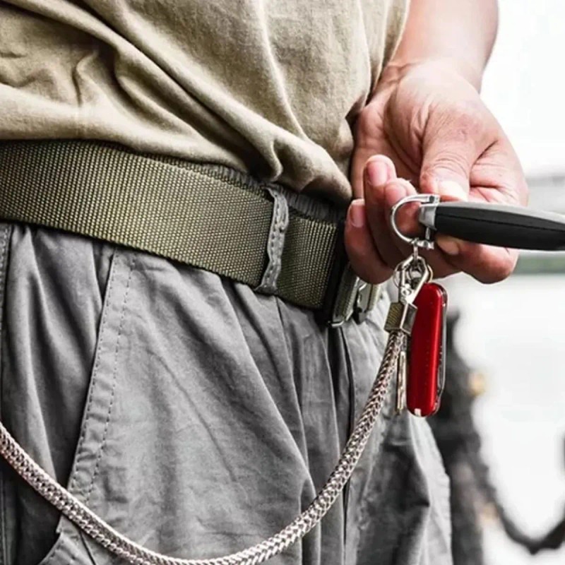 3pk Llavero Cadena Para Pantalón Antiperdida Y Correas Bolsa