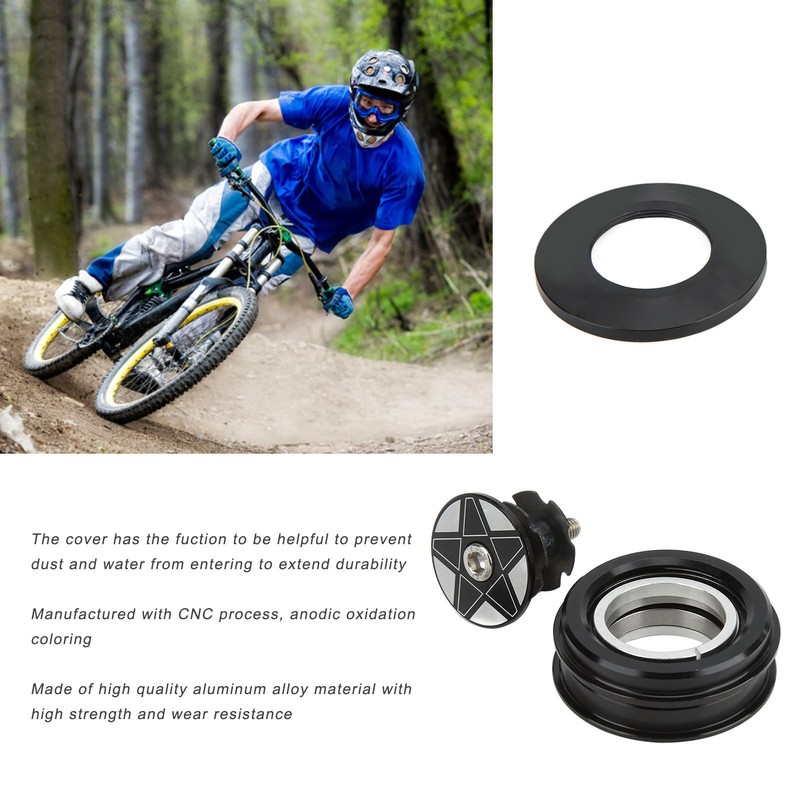 RISK Bike Headset Speed Drop Bearing Headset for 49.7mm Cone