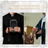 Uiifan 1 Set Portable Communion Set Gifts for Catholic Priests