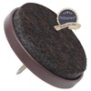 Adsamm® / 4 x felt pads with nail / brown