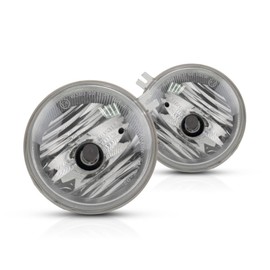 KarParts360 For Jeep Liberty Fog Light Assembly 2005 2006 2007 Pair Driver and Passenger Side Limited/Sport For CH2592136 | 55156866AA