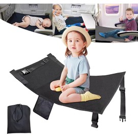 Airplane Bed for Toddler 79 * 44cm, Airplane Seat Extender for Kids,Plane Travel Essentials for Travel Waterproof Lightweight Plane Foot Hammock Suitable for All Aircraft Seats