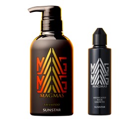 Sunstar MAGMAS Hair Growth Aging Zinc-Introduced Shampoo, Volume Up, Scalp, Scalp Care, Aging, Men's
