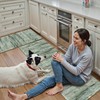 KIMODE Kitchen Mats Cushioned Anti Fatigue, Abstract Kitchen Rugs Sets
