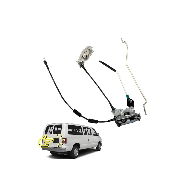 Conjunto de pestillo de puerta con cable y varilla compatible