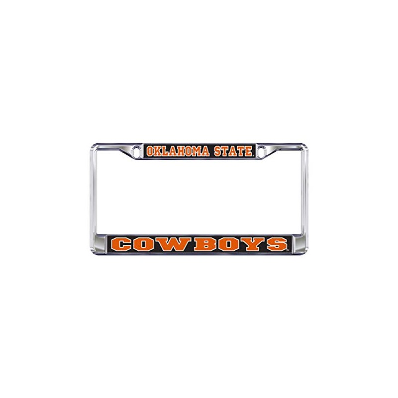 Oklahoma State Domed_PlateFrame Domed OSU Metal Plate Frame