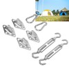 Sun Shade Sail Hardware Kit Sturdy Structure Stainless Steel Sunshades