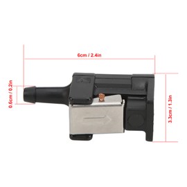 Yctze Boat Fuel Line Quick Coupling Plastic Engine Fuel Line Tank Connection Replacement for Outboard 6 mm Hose Arrow Marked Boat Accessories