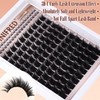 Winifred Lashes Clusters with Bottom Lashes Wispy Eyelash Clusters Volume